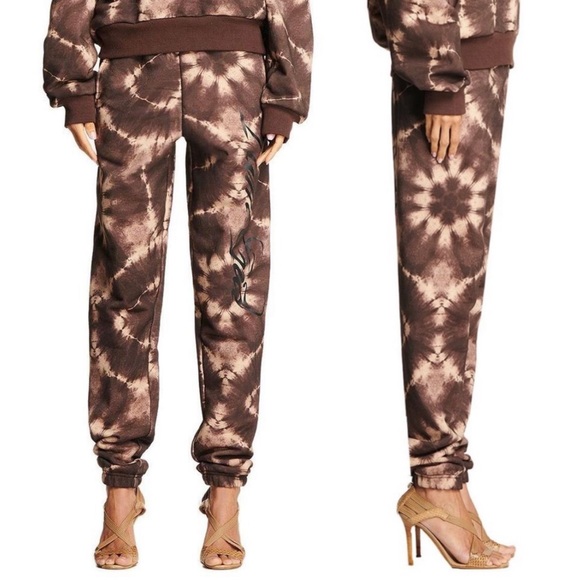 I.AM.GIA Pants - I AM GIA | Domani Tie Dye Jogger Sweatpants Brown Size XS
